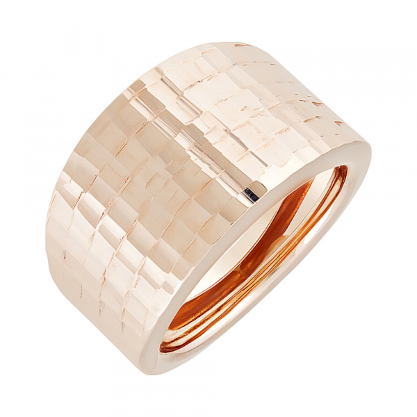 Золотое кольцо с алмазкой № 129964