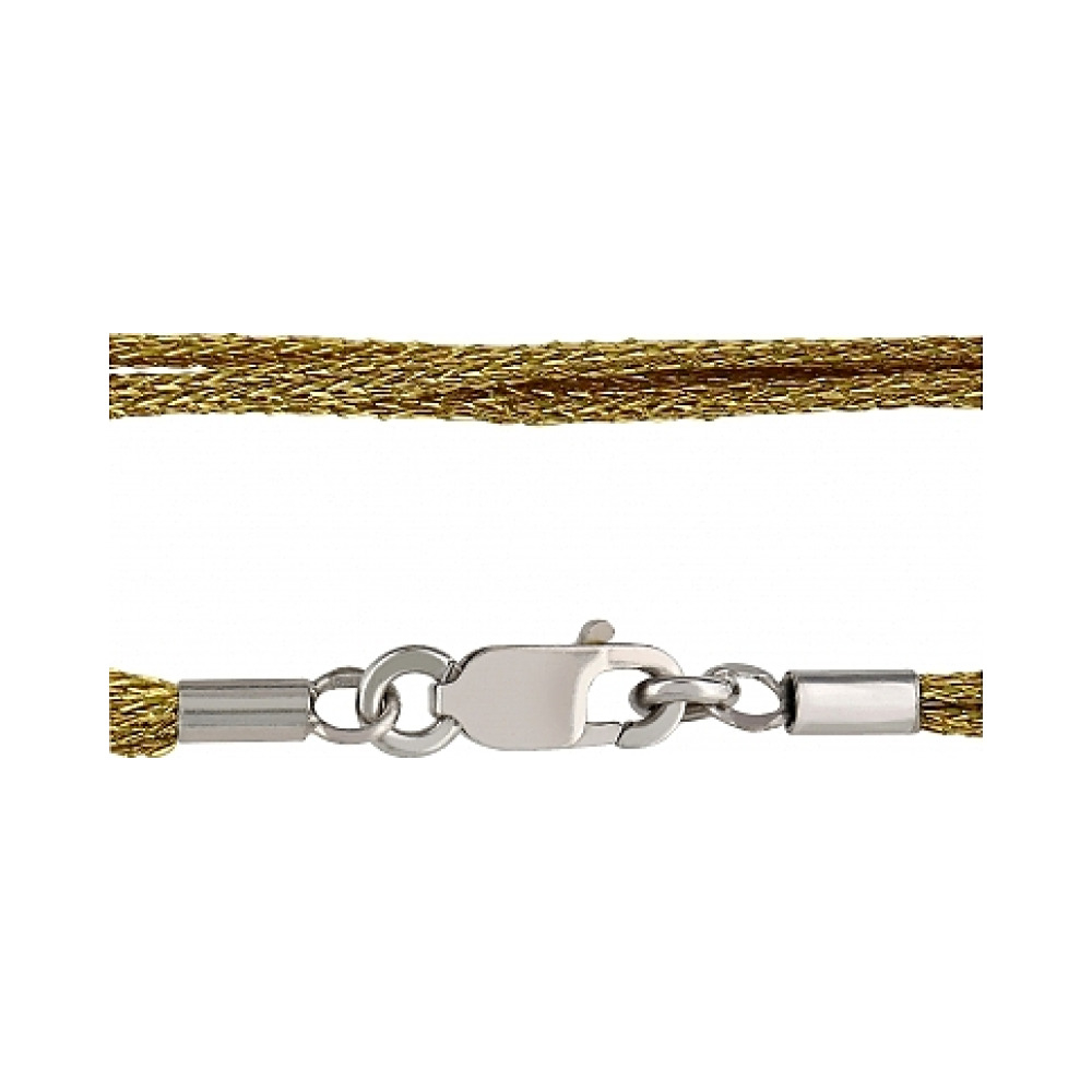 Шнурок металлический золотой № 96813