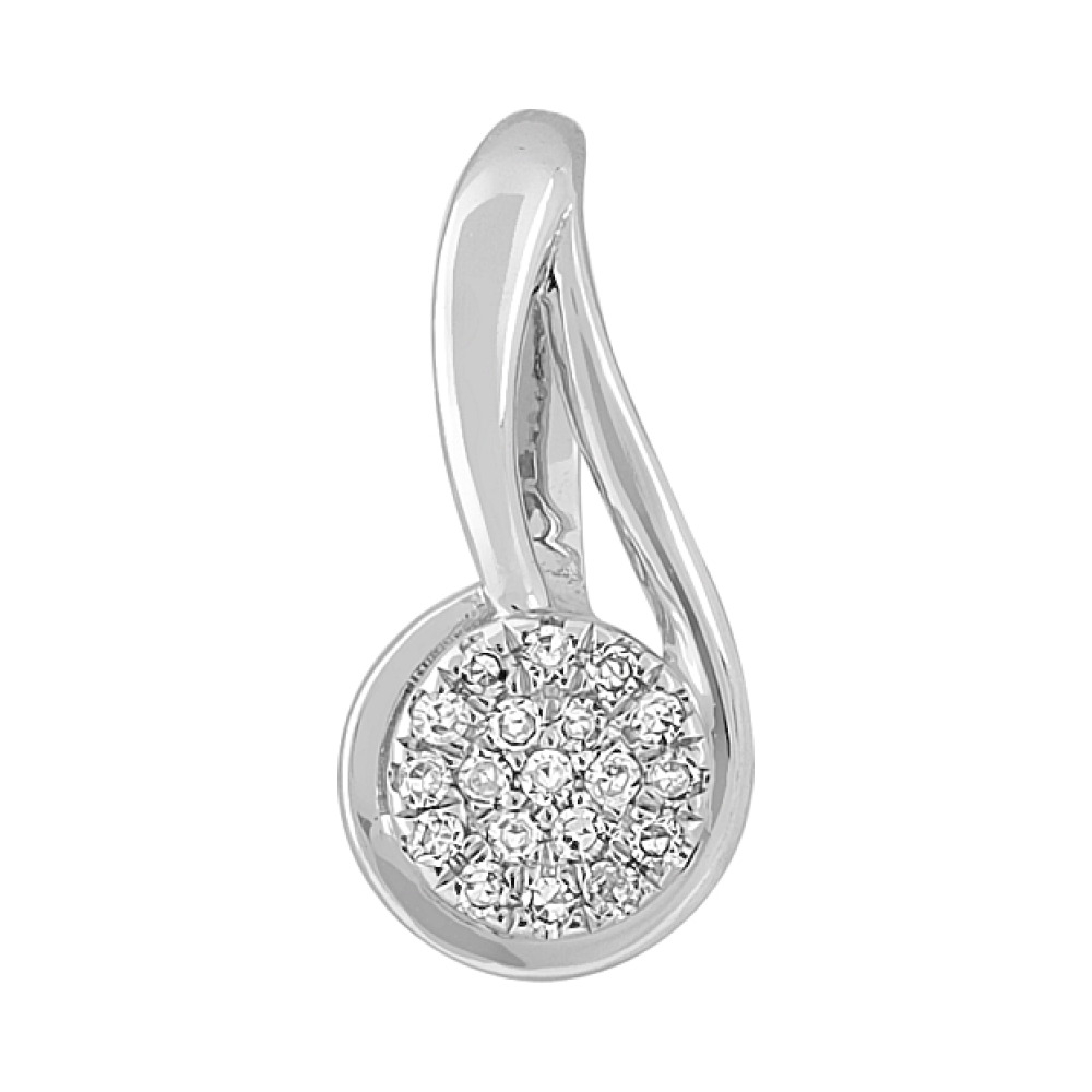 Подвеска с бриллиантом № 115283