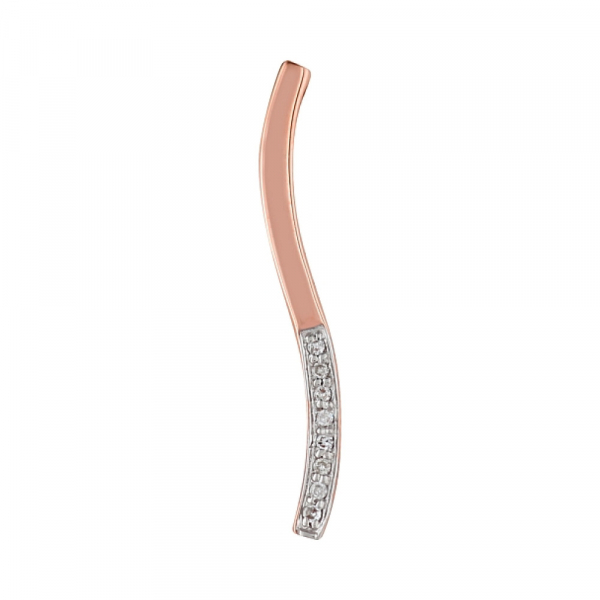 Золотая подвеска с бриллиантами № 98088