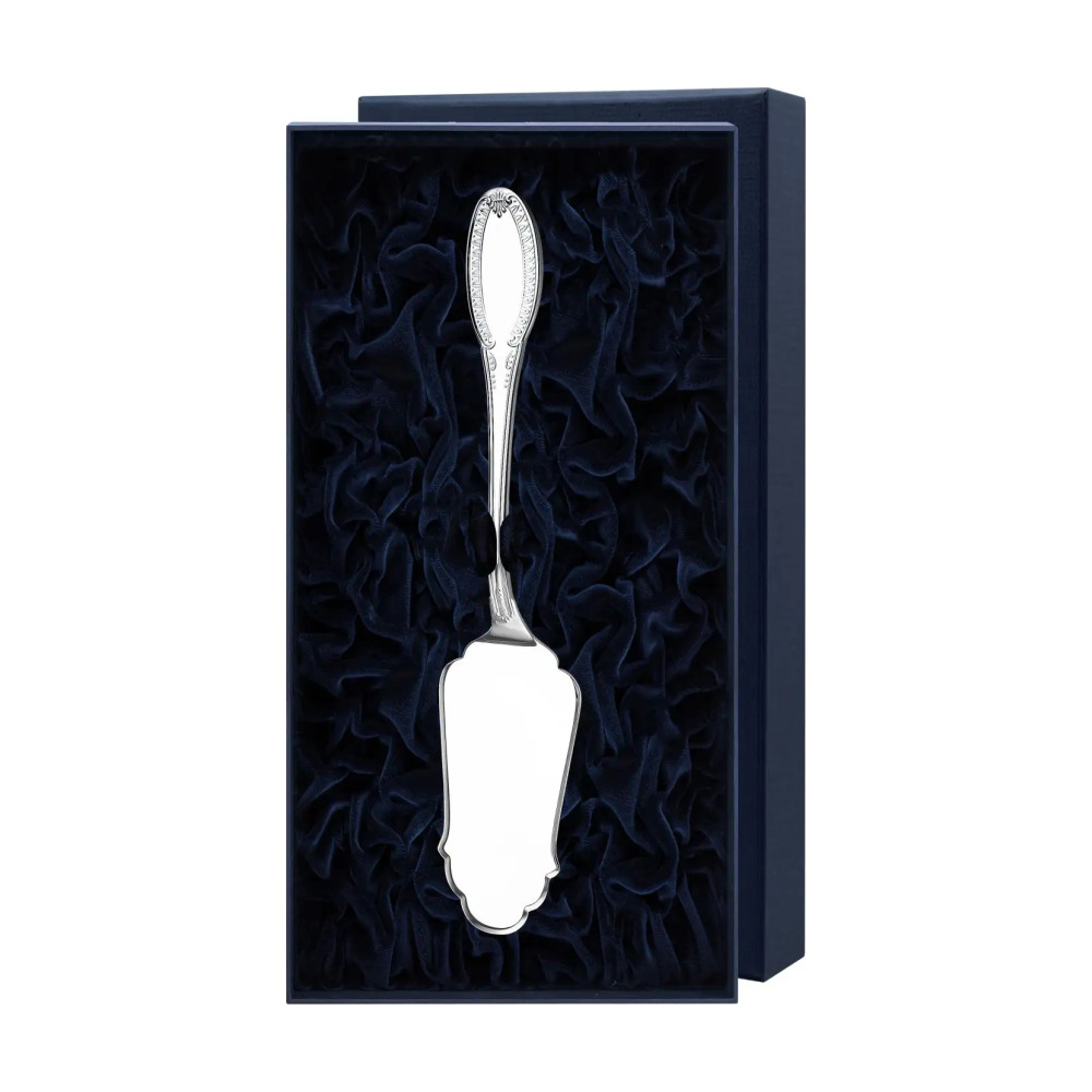 Лопатка для пирожного Император из серебра 925 пробы