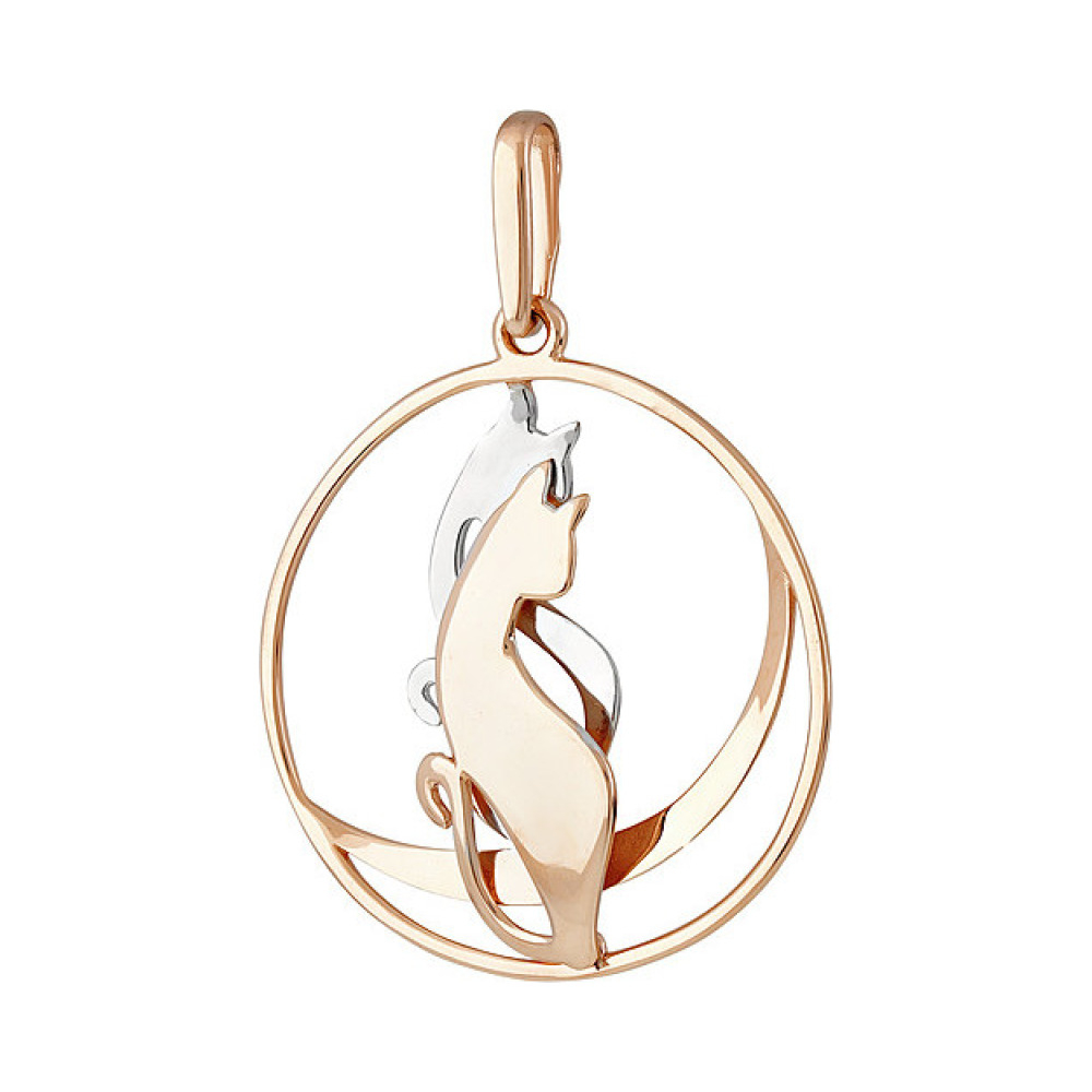 Золотая подвеска без камня № 137011