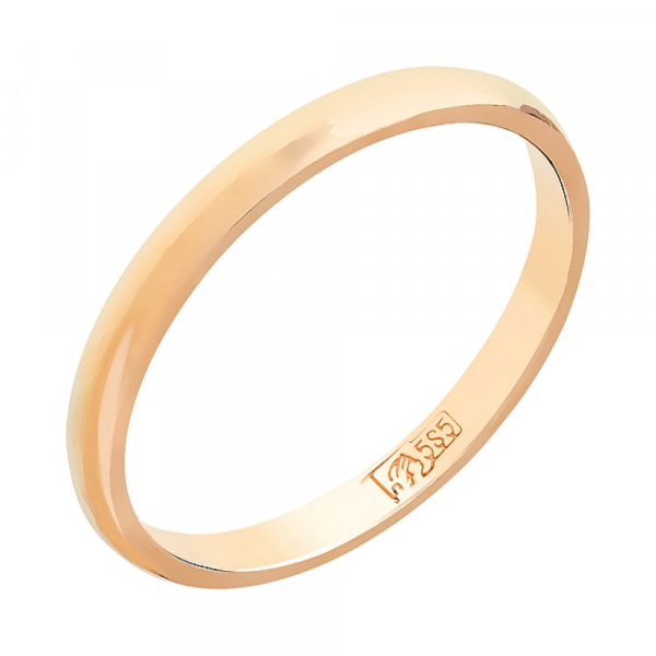 Золотое кольцо обручальное № 85178