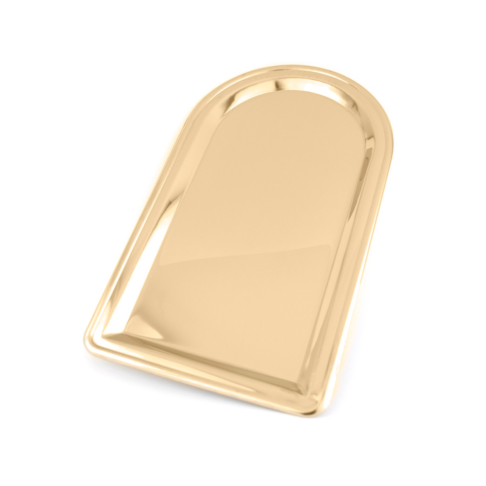 Фотография поднос для самовара удлиненный из латуни, тула №1