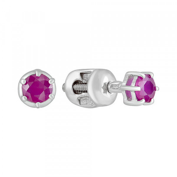 Пуссеты с рубином № 126025