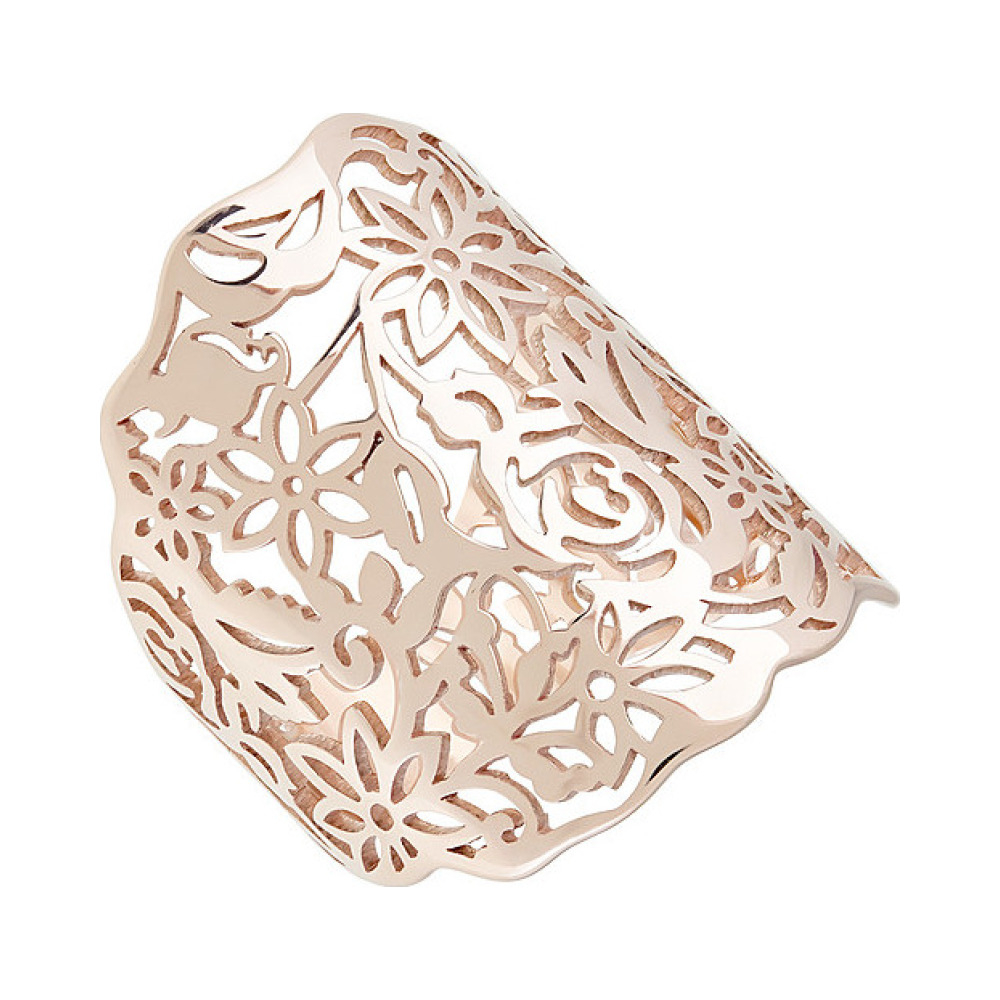 Золотое кольцо без камня № 124296