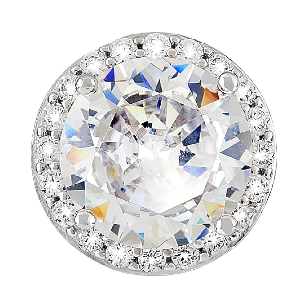 Серебряная подвеска с фианитами № 119076