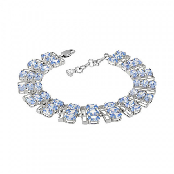 Серебряный браслет с фианитом № 131498