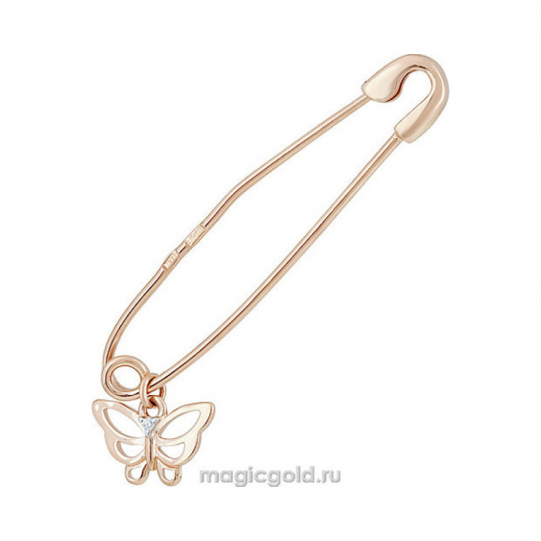 Булавка с фианитом № 141921