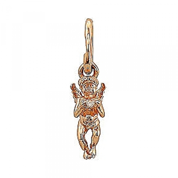 Золотая подвеска с фианитом № 70627