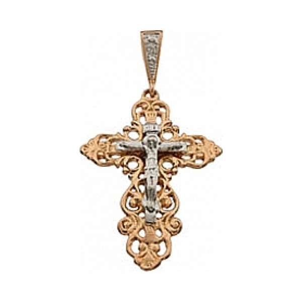 Золотая подвеска с бриллиантом № 63839