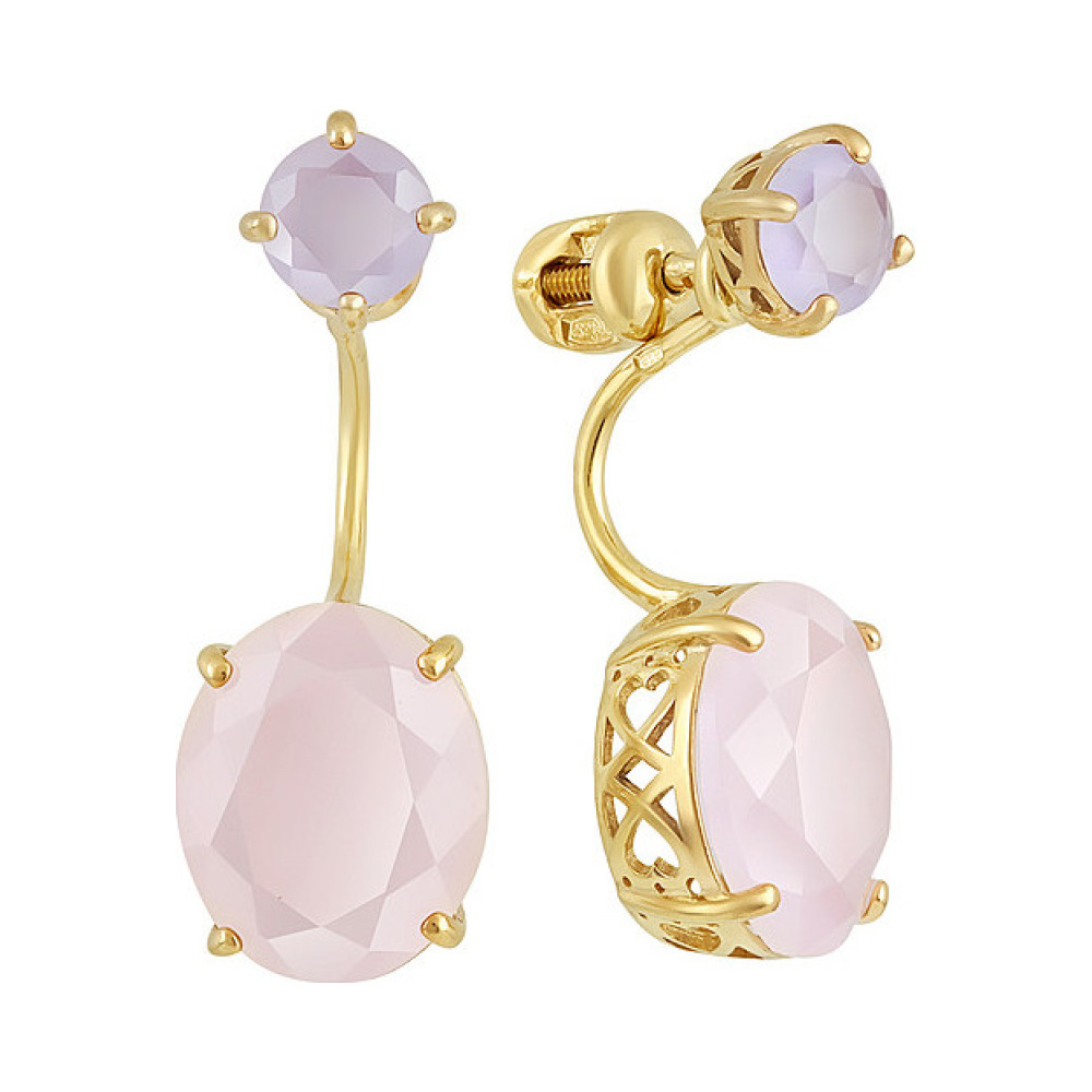 Пуссеты с алпанитом и золотым покрытием № 132389