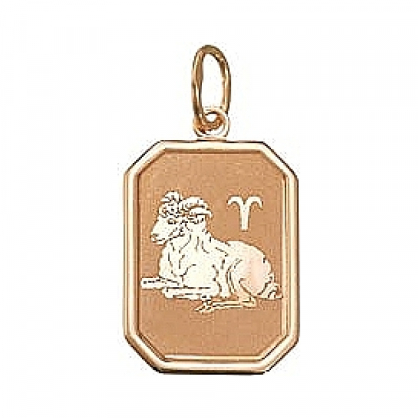 Золотая подвеска без камня № 1734