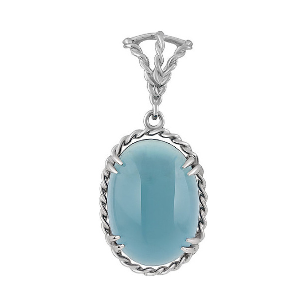 Серебряная подвеска с алпанитом № 132556