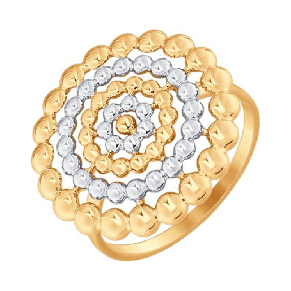 Золотое кольцо без камня № 162100