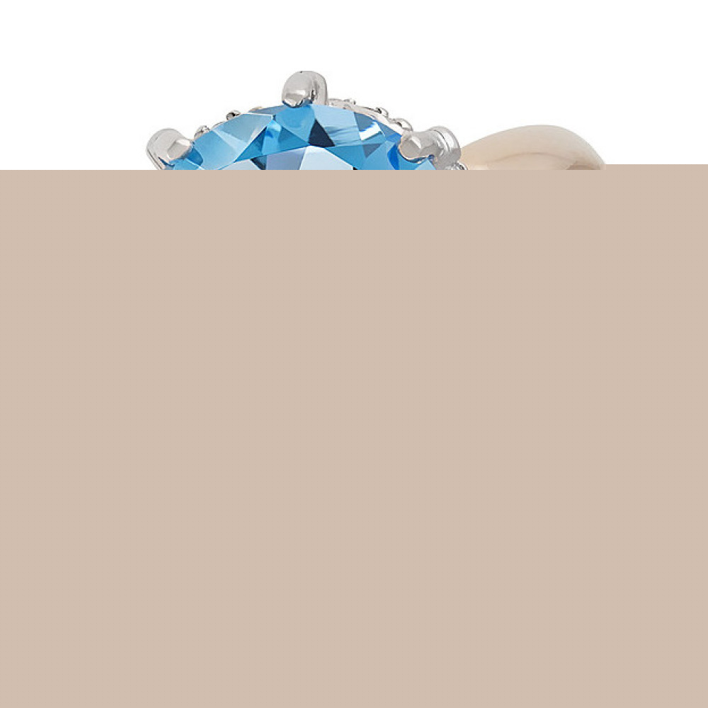 Серебряная подвеска с фианитом № 70705