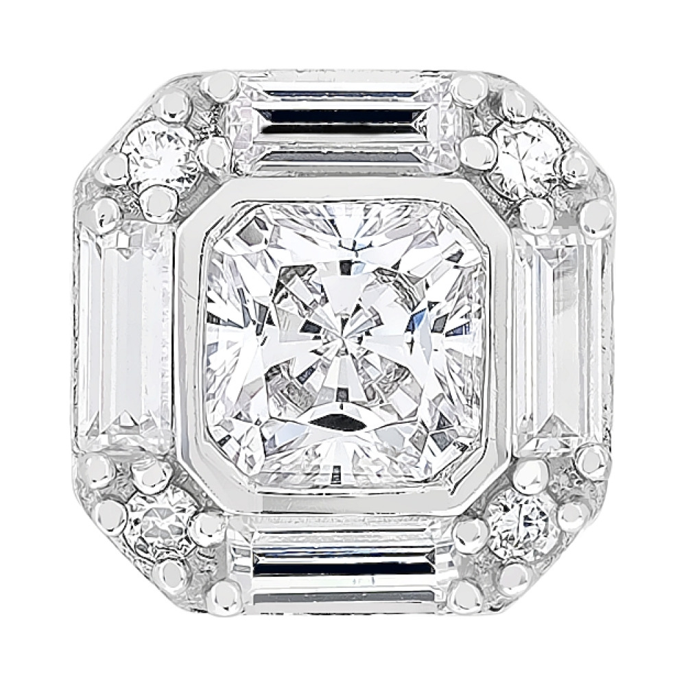 Серебряная подвеска с фианитами № 113204