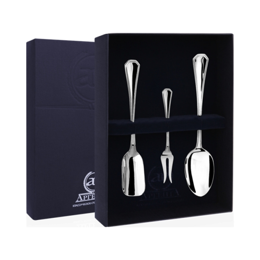 Серебряный набор для чая «Элегант»