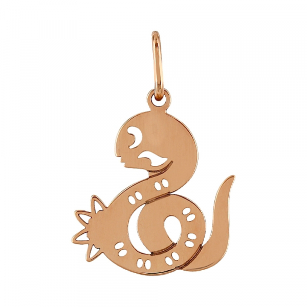 Золотая подвеска без камня № 107565