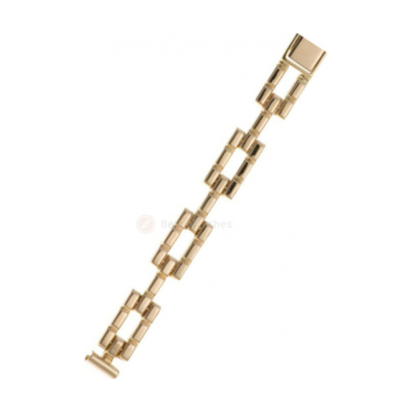 Золотой браслет для часов № 51245