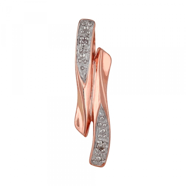 Золотая подвеска с бриллиантами № 98689