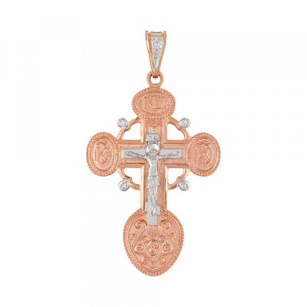 Крест с бриллиантом № 86142
