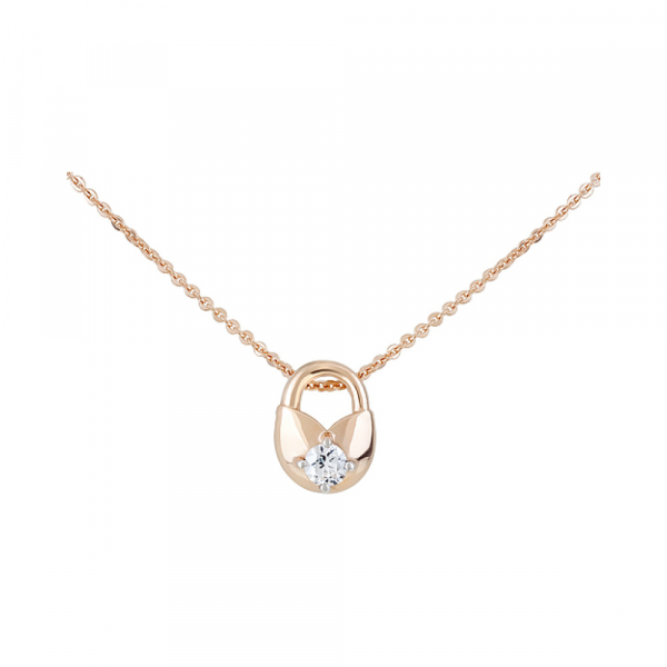 Золотое кольцо с бриллиантом № 122649