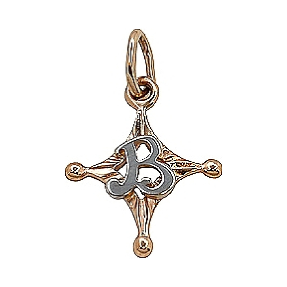 Золотая подвеска без камня № 2333