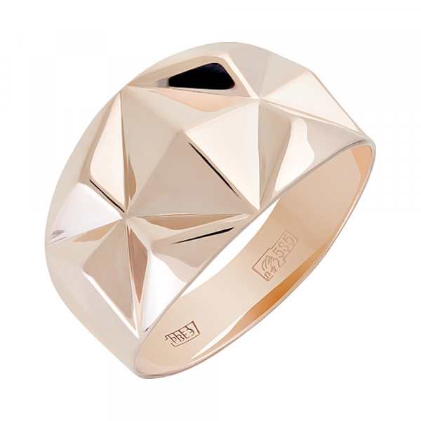 Золотое кольцо без камня № 128934