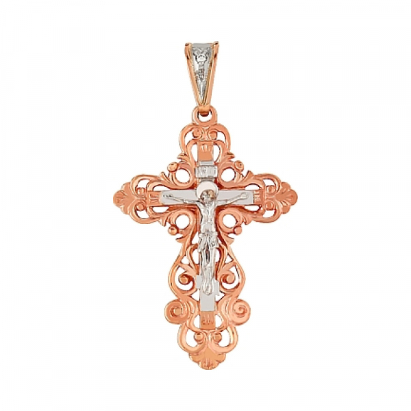 Крест с бриллиантом № 86150