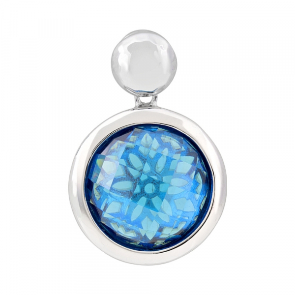 Серебряная подвеска с фианитами № 117470