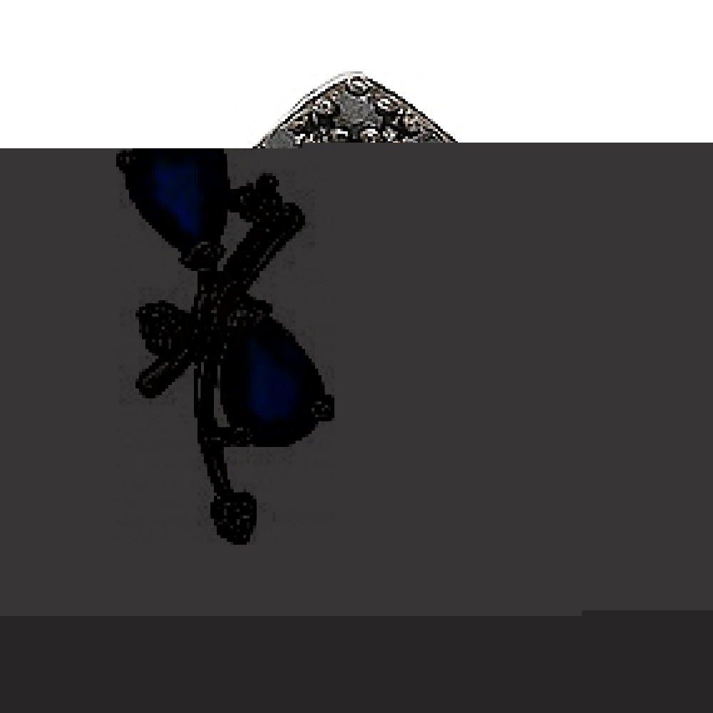 Серебряная подвеска с фианитом № 70718