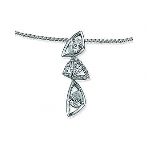  Колье с фианитом TED LAPIDUS № 32627