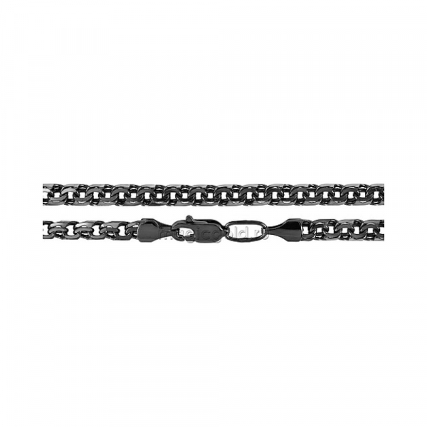 Серебряная цепь чернённая № 141243