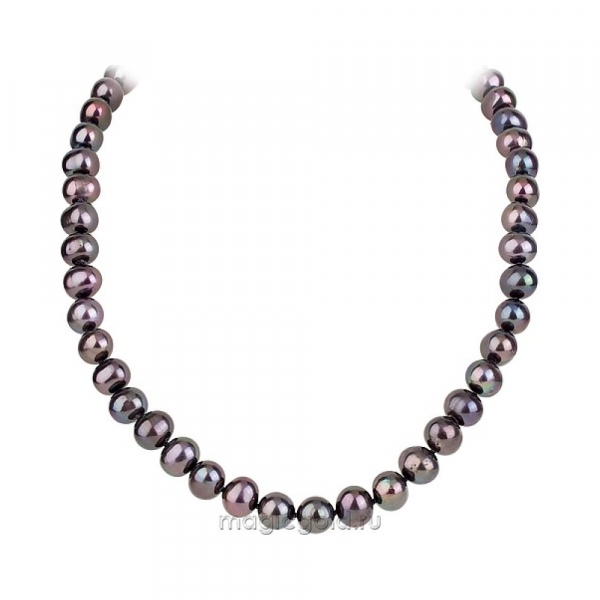 Золотое колье с жемчугом № 140706