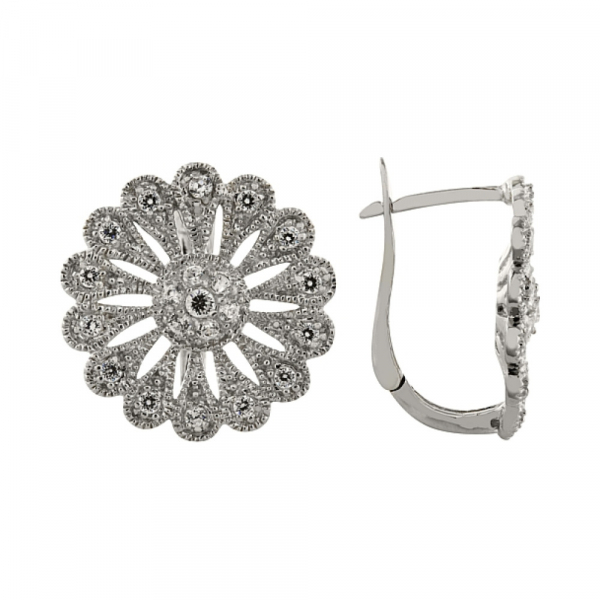 Серьги с фианитами № 95159