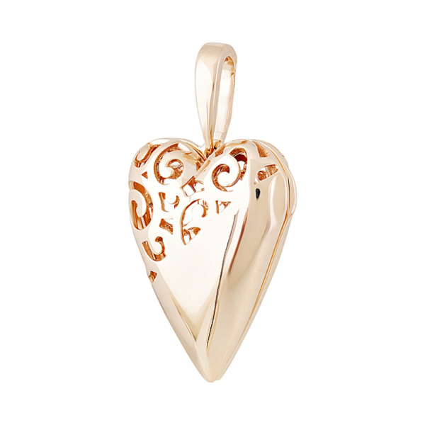 Золотая подвеска без камня № 130104