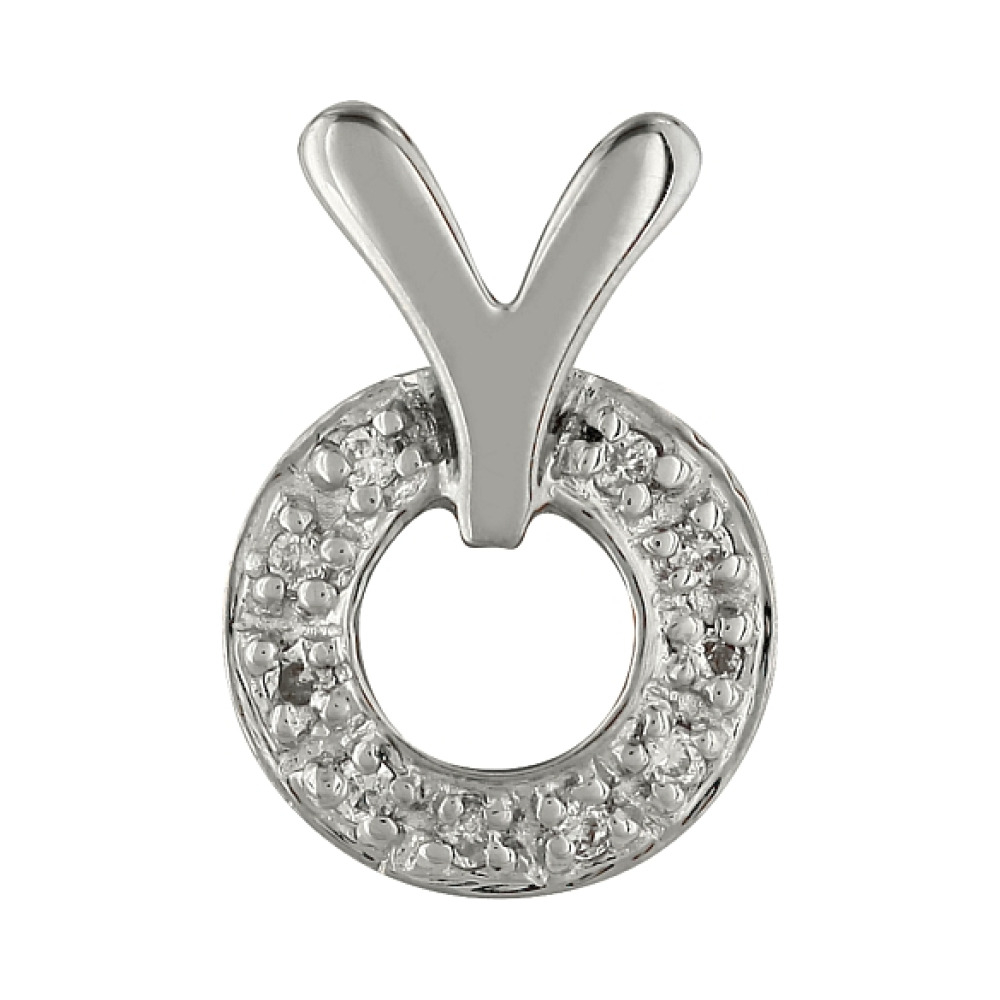 Золотая подвеска с бриллиантами № 98115