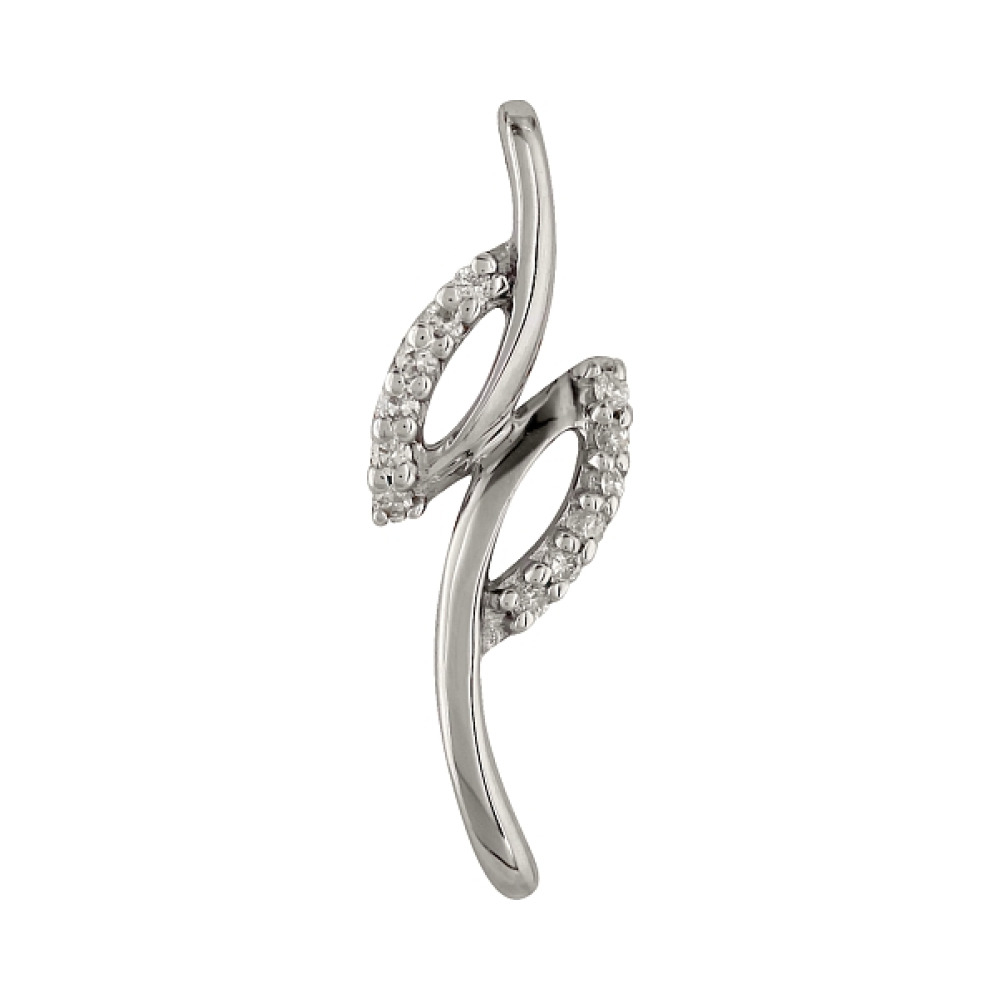 Золотая подвеска с бриллиантами № 98121