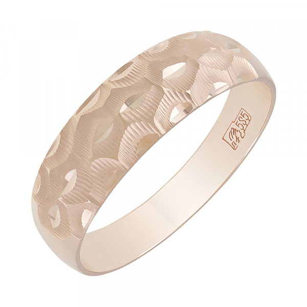 Золотое кольцо с алмазкой № 126650