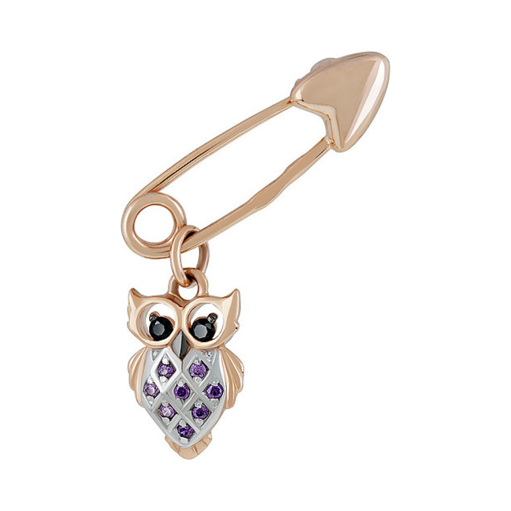 Булавка с фианитом № 137397