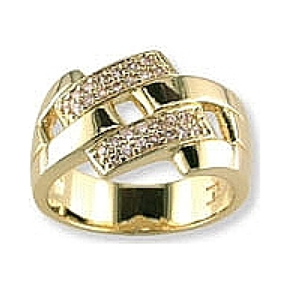  Кольцо с фианитом TED LAPIDUS  № 32447