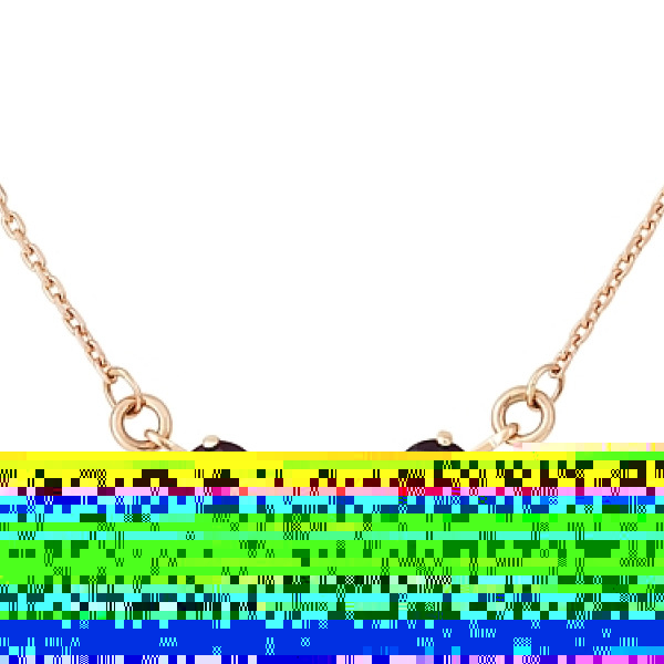 Серебряные серьги с гранатом № 126312