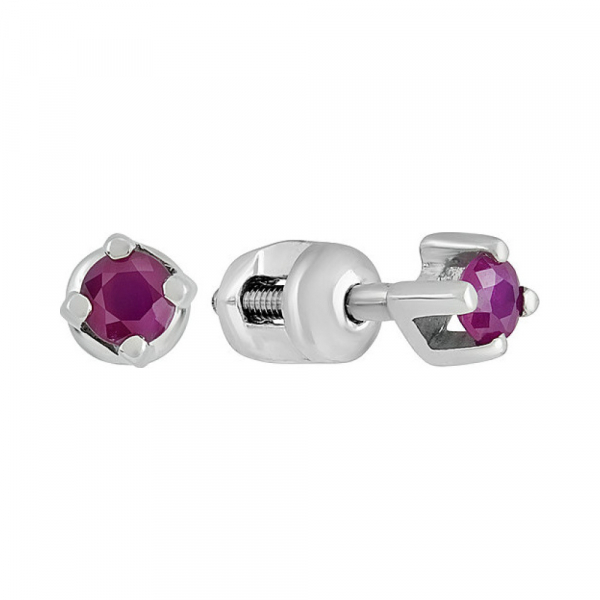 Пуссеты с рубином № 126633