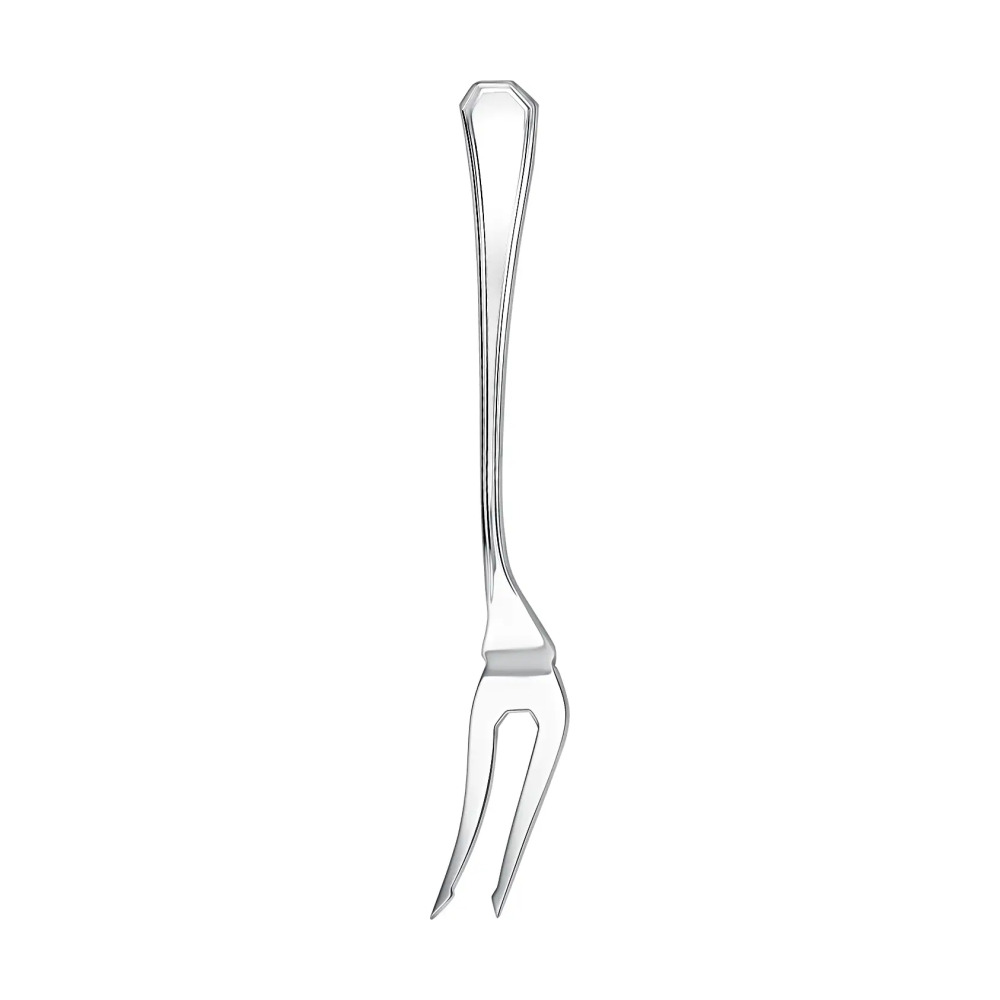 Набор чайный Элегант: вилка для лимона, лопатка для пирожного, совок для сахара из серебра 925 пробы в футляре