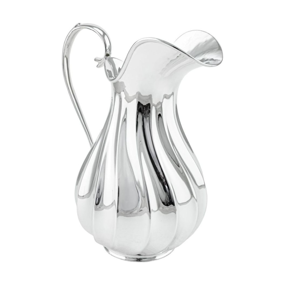 Набор Торче с крышкой : стакан, кувшин в футляре из серебра 925 пробы