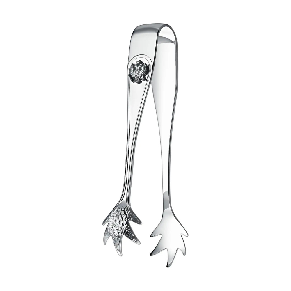 Щипцы для сахара Герб в футляре из серебра 925 пробы